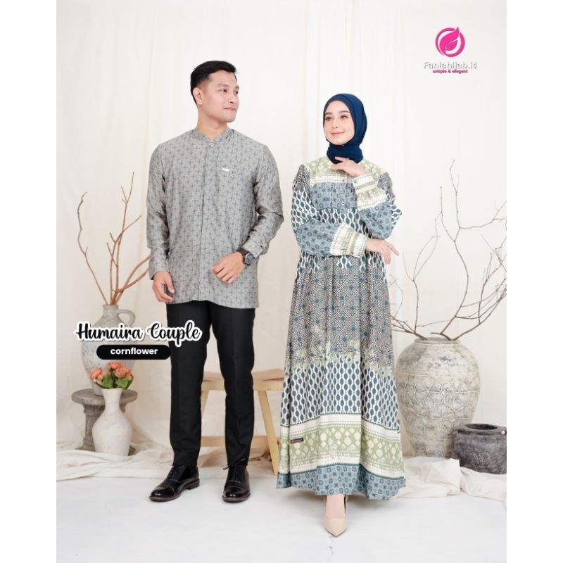 GAMIS & KEMEJA COUPLE DEWASA - HUMAIRA - FANIA HIJAB