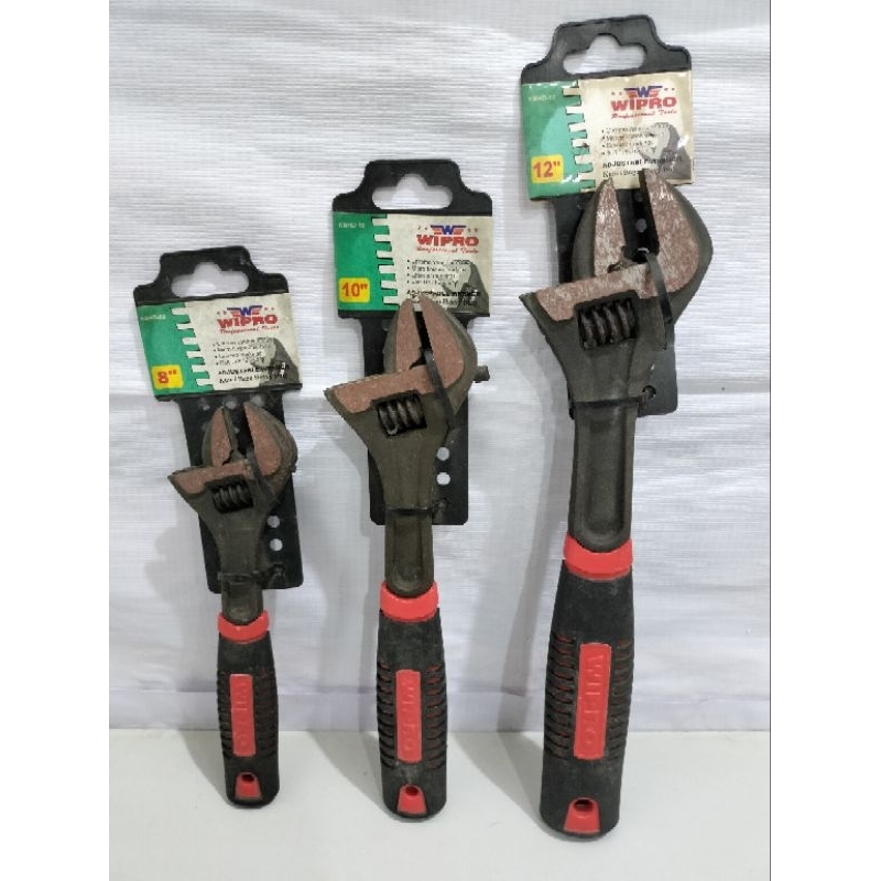 KUNCI INGGRIS "WIPRO" HEAVY DUTY GG FIBER ||JUAL MURAH KUNCI INGGRIS WIPRO BARU (BERKARAT)