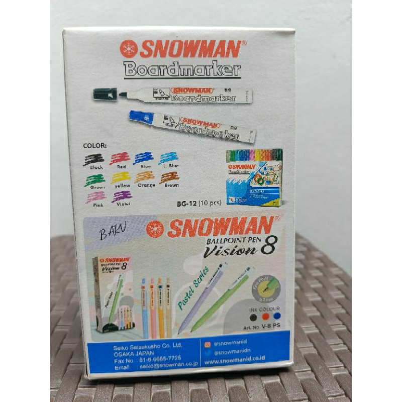 

Spidol White Board Snowman 10pcs