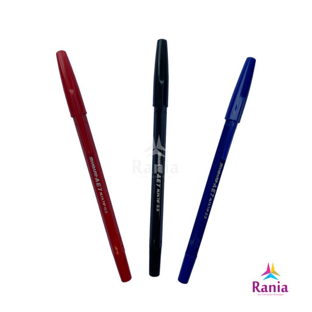 

Bolpoin Standard AE-7 0.5 HITAM/MERAH/BIRU // PAK