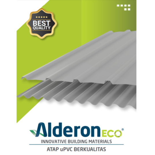 BARU Alderon ECO atap uPVC Alderon Eco Triger/ Eco Sakura tebal 1mm
