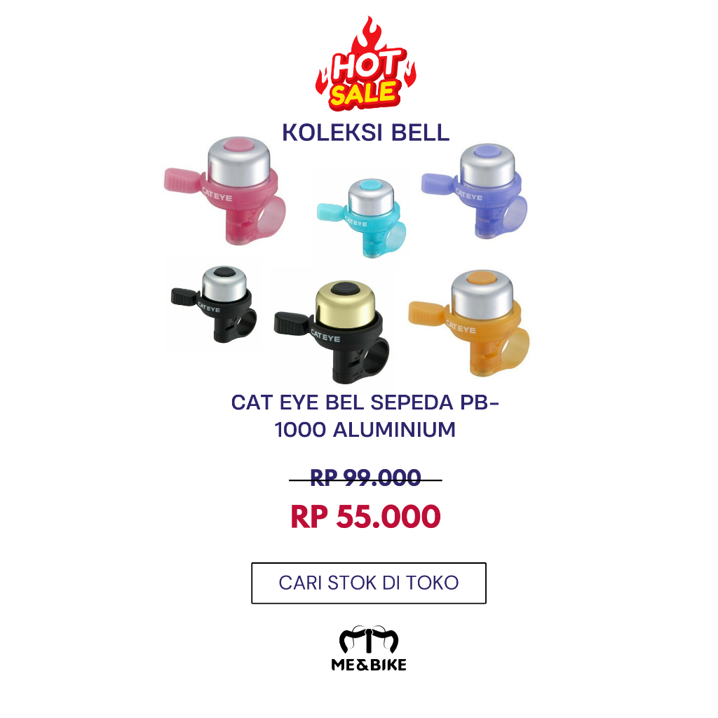 LONCENG SEPEDA BELL CATEYE PB1000