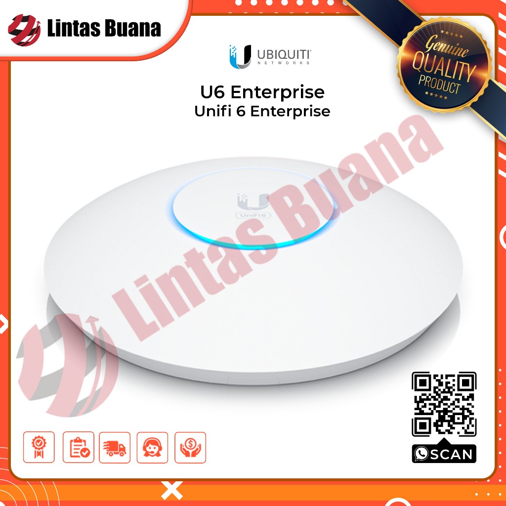 UBNT U6-Enterprise Unifi 6 Enterprise Access Point WiFi 6 Enterprise