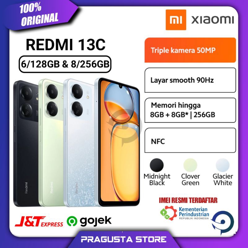[SECOND] Redmi 13C 8/256 GB BEKAS Original 100% Garansi Resmi Xiaomi Indonesia