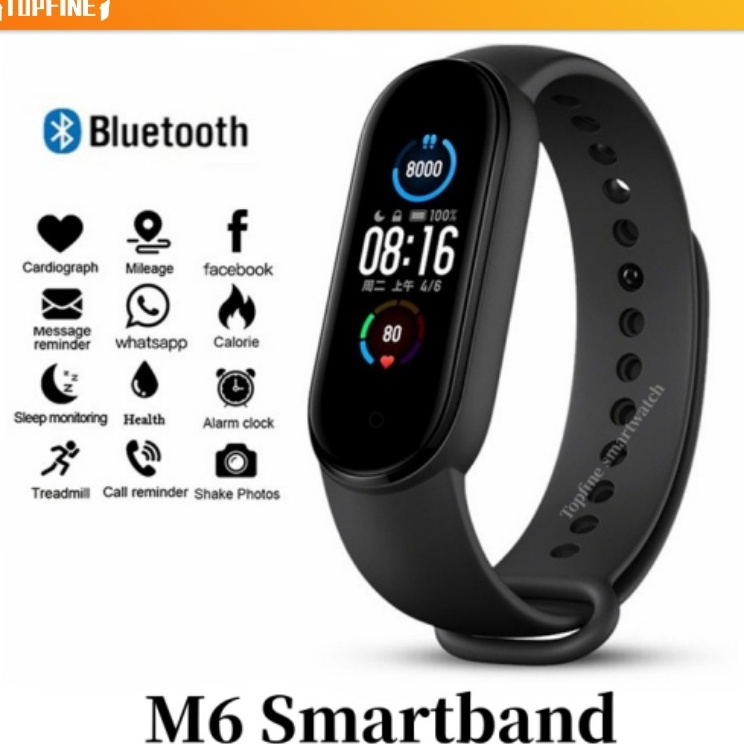 M8 M7 M6 Smartwatch Jam Tangan Wanita Smart Band 8 Heart Rate Blood Pressure Fitness Tracker q Premi