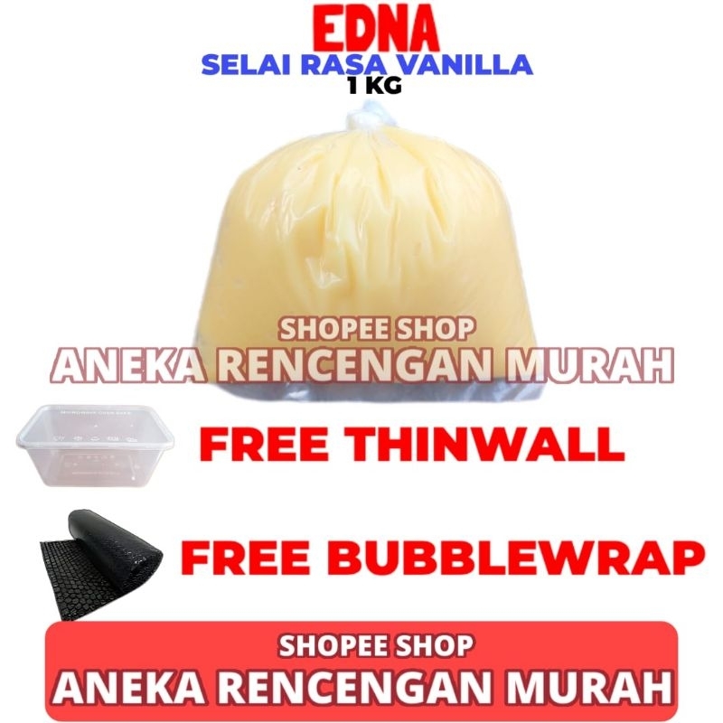 

Selai Vanilla Edna 1 KG Repack Kualitas Premium