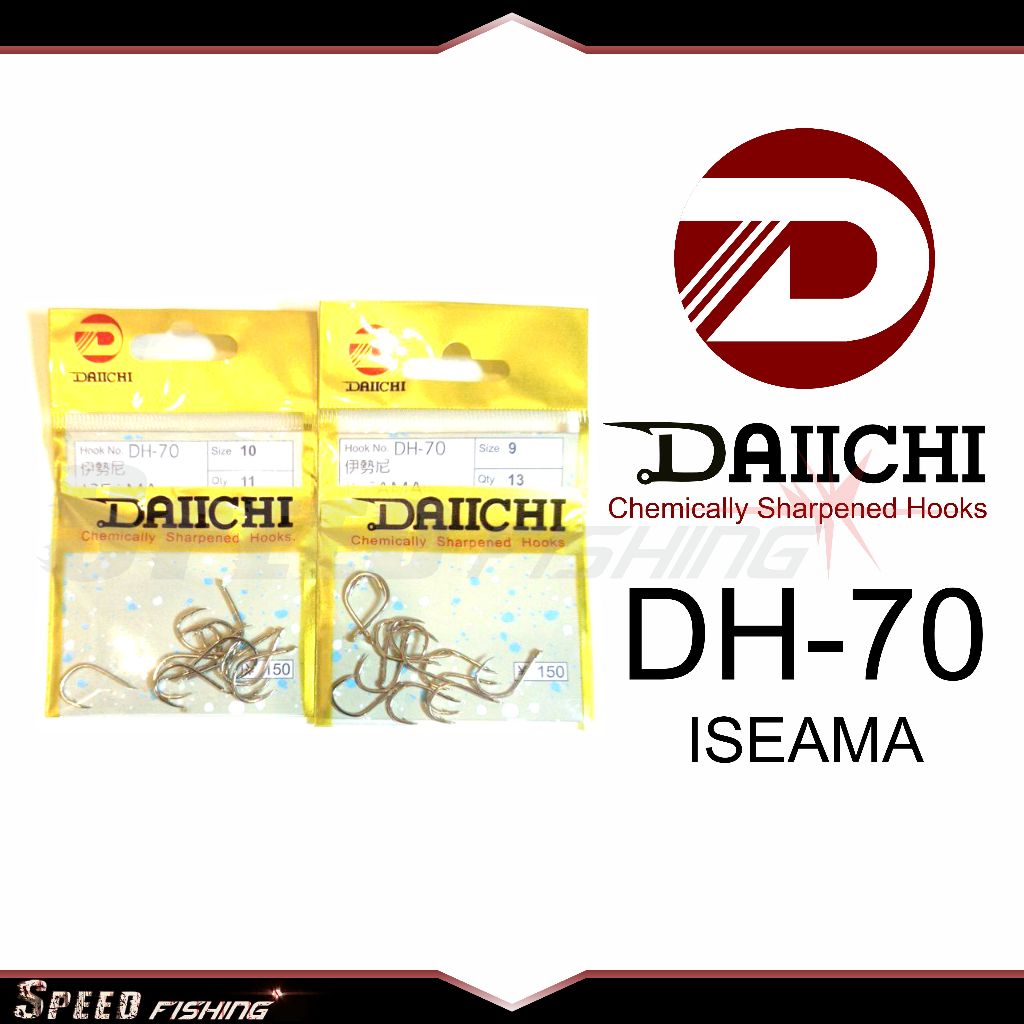 Kail Pancing Daiichi DH-70 Iseama Tanpa Lubang Hook Mata Kail