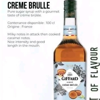 

Giffard syrup rasa creme brulle