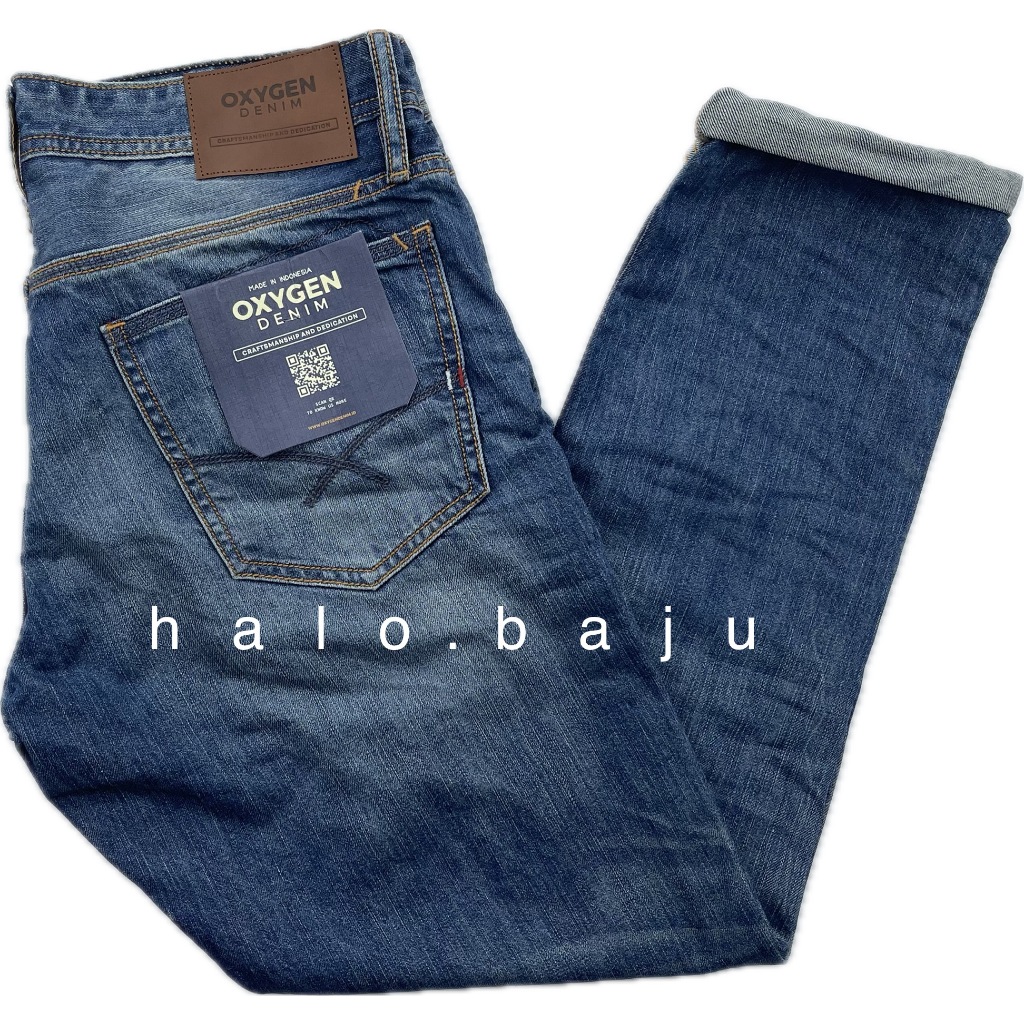 OXYGEN DENIM (706-0902) Celana Oxygen Slim Fit - Prime Core Seasonal