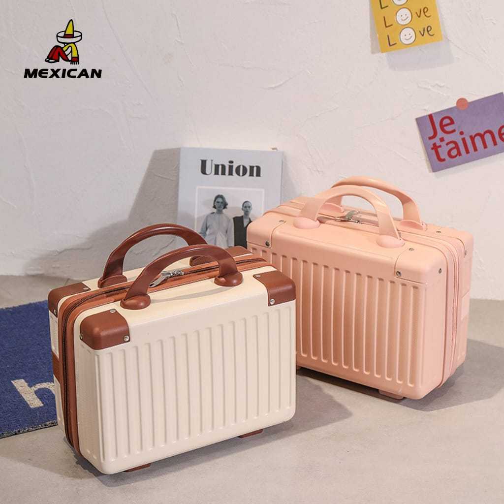 MEXICAN 14 inch Koper Mini Beauty Case tas make up koper Kosmetik Premium Kosmetik Box