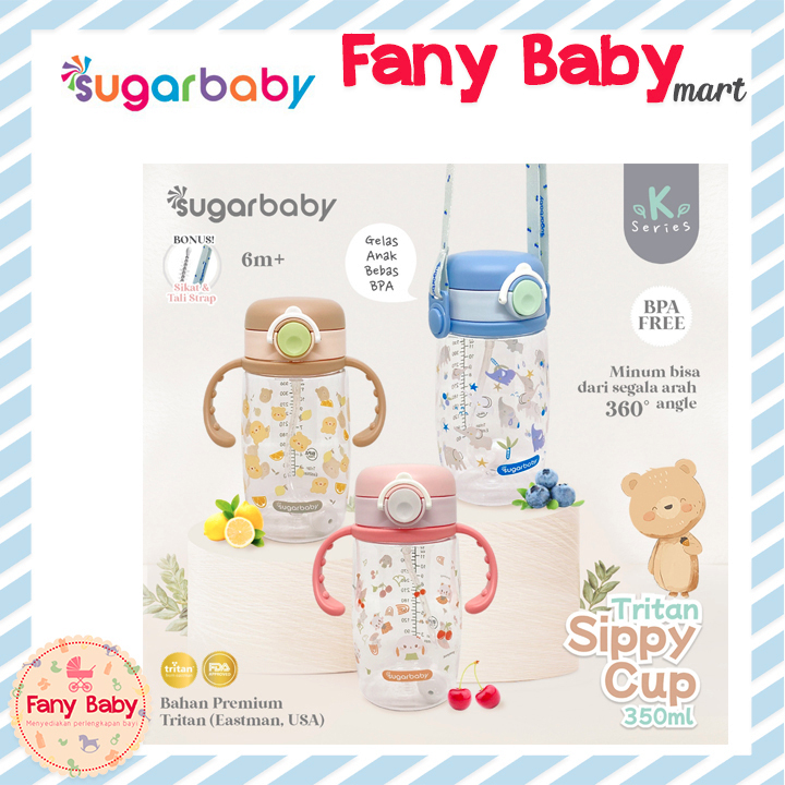 SUGAR BABY TRITAN SIPPY CUP K-SERIES 350ML
