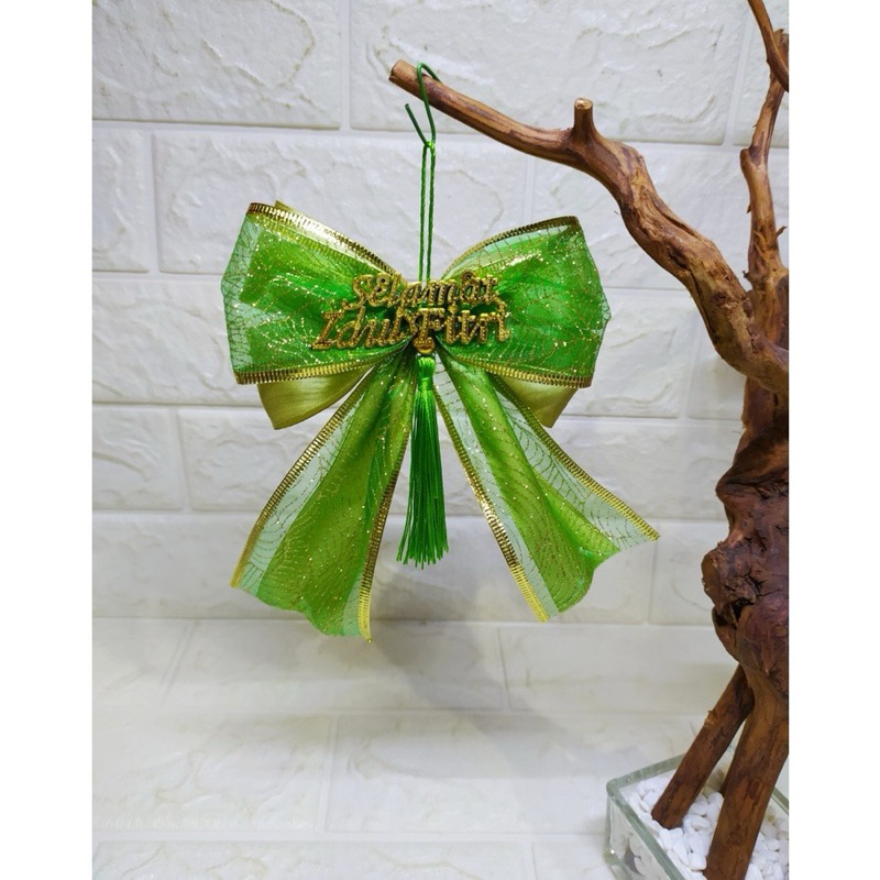 

PREMIUN TASSEL GANTUNGAN PITA LEBARAN RIBBON HAMPERS GANTUNG RUMBAI SELAMAT IDUL FITRI HANG TAG TALI PERNAK PERNIK DEKORASI EID MUBARAK LEBARAN HARI RAYA GOLD EMAS HIJAU SATIN KETUPAT