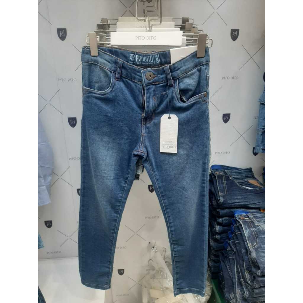 PITO DITO Kids Celana Jeans Anak Laki-Laki Original KGT228O