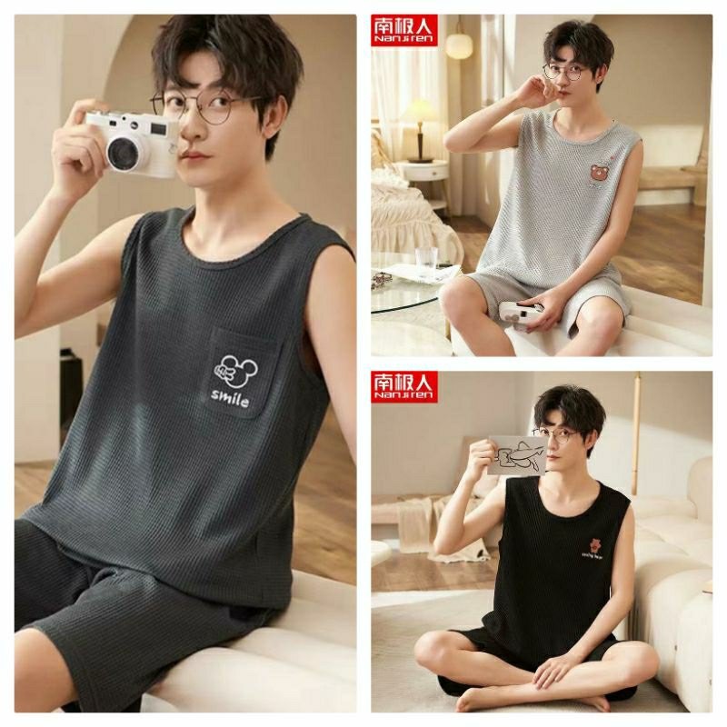Piyama Setelan yukensi pria/Baju setelan cowok import