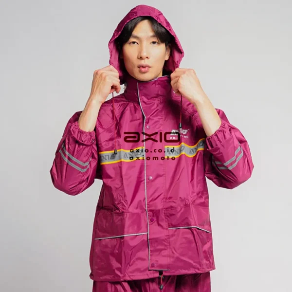 MANTEL JAS HUJAN SETELAN AXIO SILVER SERIES 882 UNIVERSAL PRIA WANITA JUMBO PREMIUM ASLI ORIGINAL