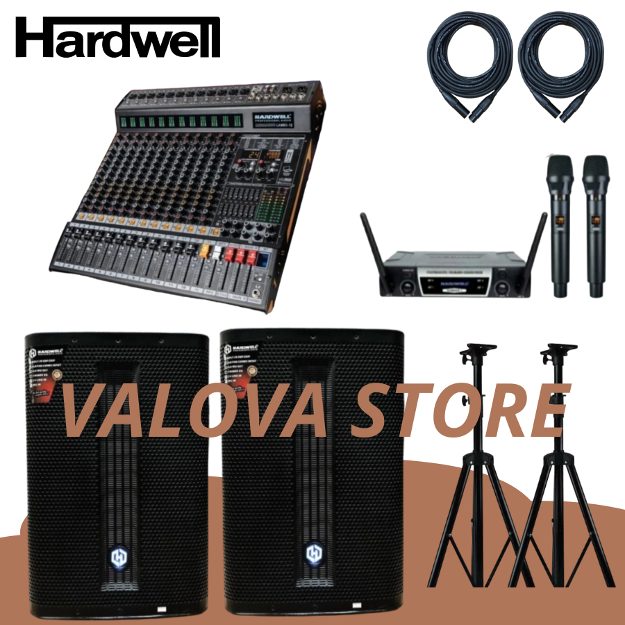 Paket 25 soundsystem outdoor HARDWELL Ultra 15 PRO + HARDWELL LAMBO 12