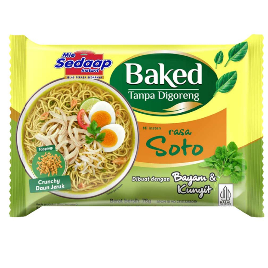 

MIE SEDAAP BAKED SOTO 87 GR