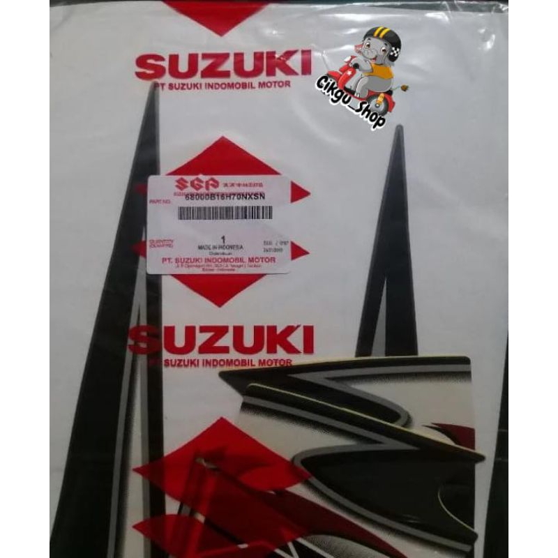 Striping Shogun Sp FL 125cc 2007 hitam Abu² SGP