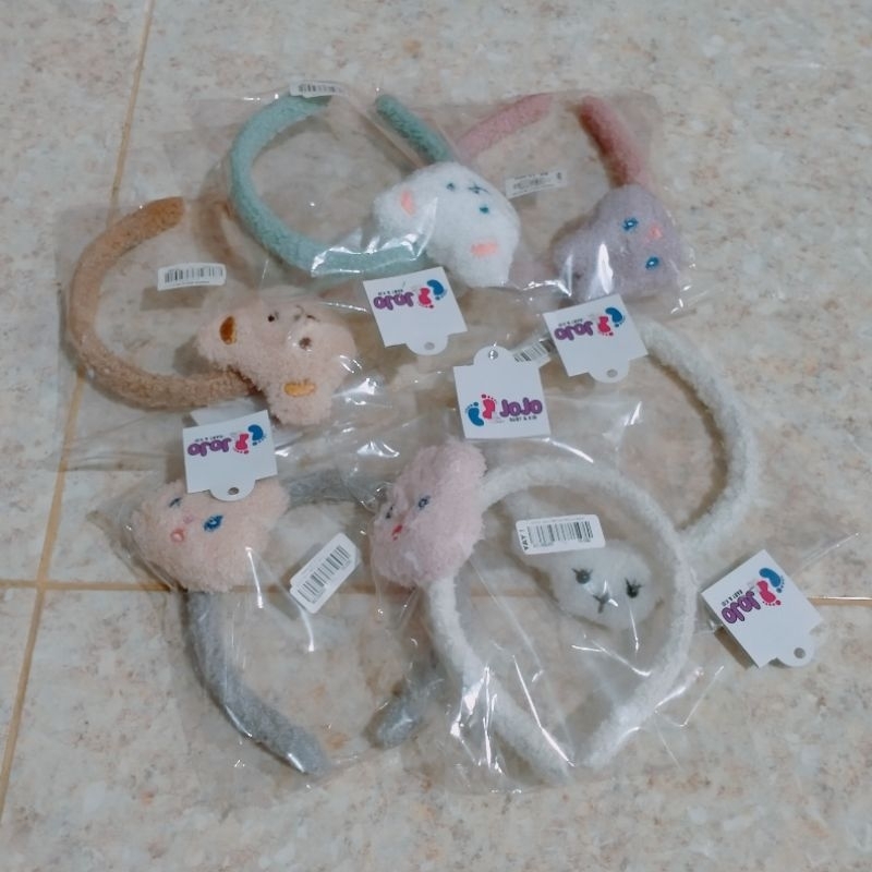 BANDO BULU BENTUK KEPALA BONEKA / BANDO BONEKA LUCU