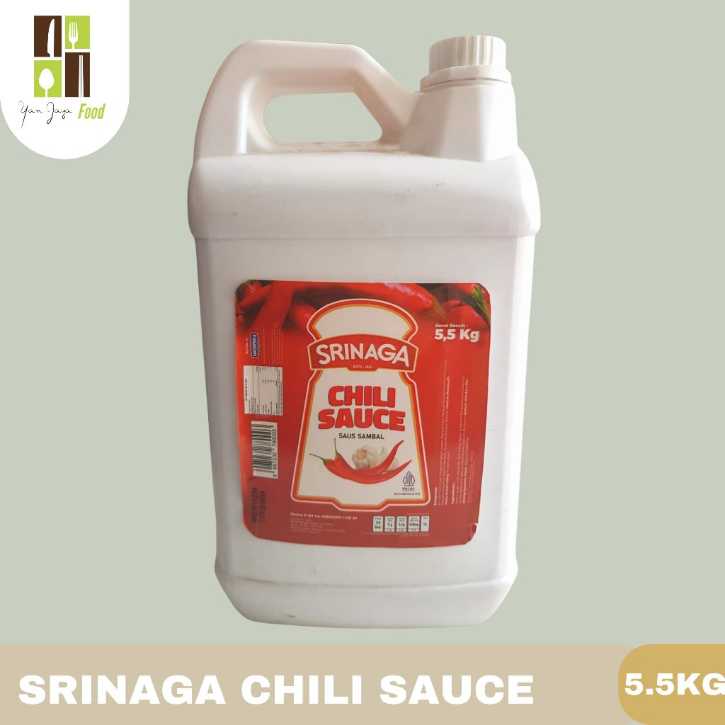 

Srinaga Chili Sauce Pouch/ Saos Cabe/ Saus Sambal 5.5kg