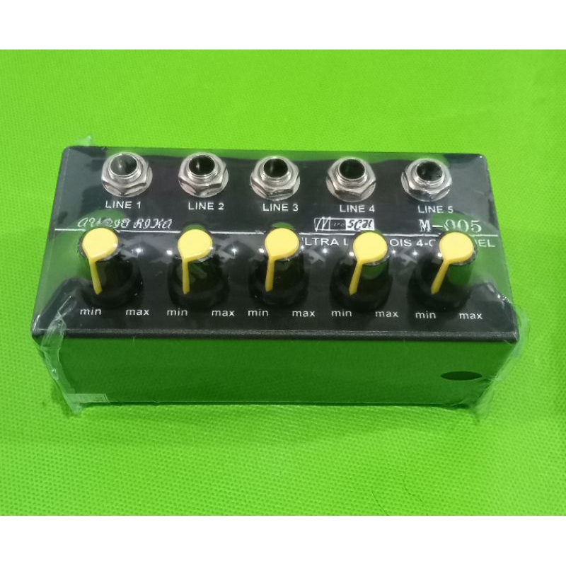 parallel input mic 5 chanel. M005. untuk penambah input mixer/amplifier dan lain lain