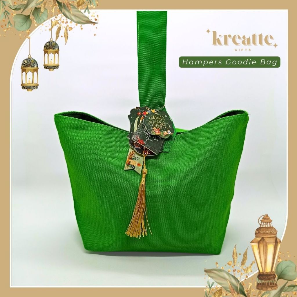 

Tas Hampers Goodie Bag Canvas Bag Souvenir | 28x11x18 | Bag