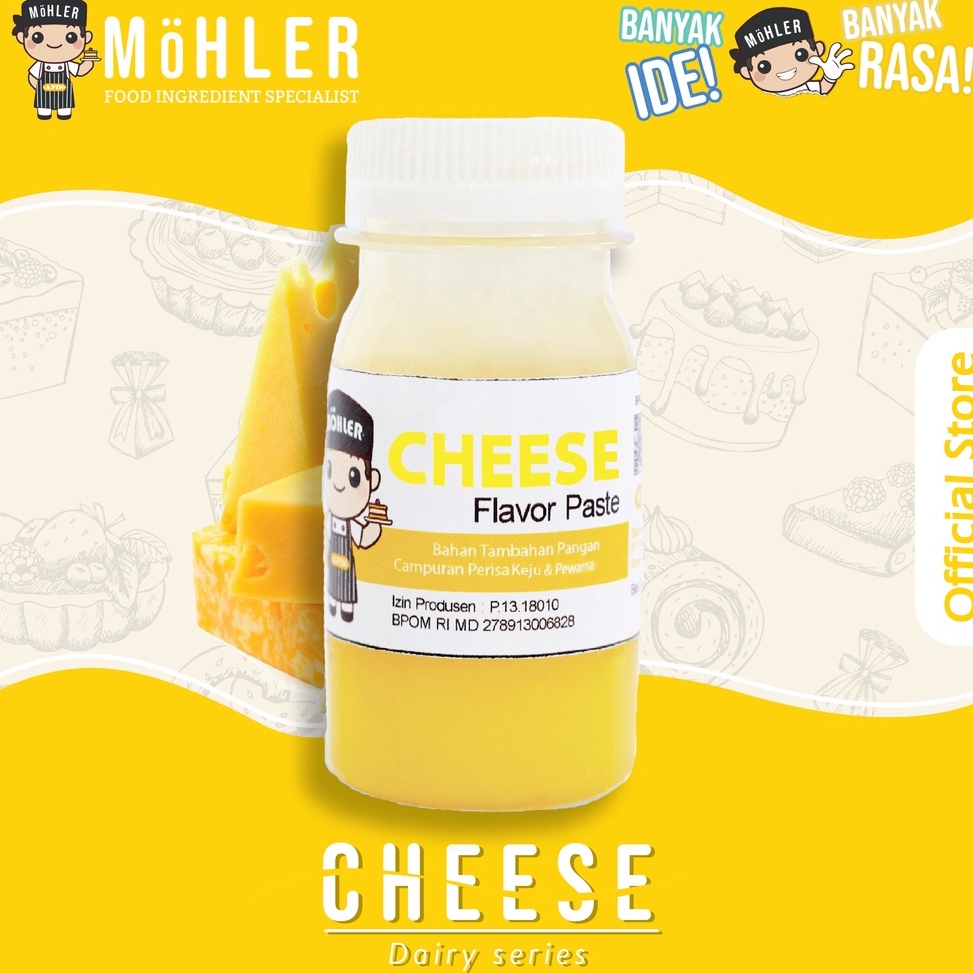 

Penjualan TerbaikCOD Pewarna MOHLER Pasta Perisa rasa Keju 6gr