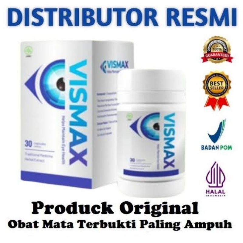 DISTRIBUTOR Resmi Vismax Obat Herbal Mata Minus Rabun Dan Katarak