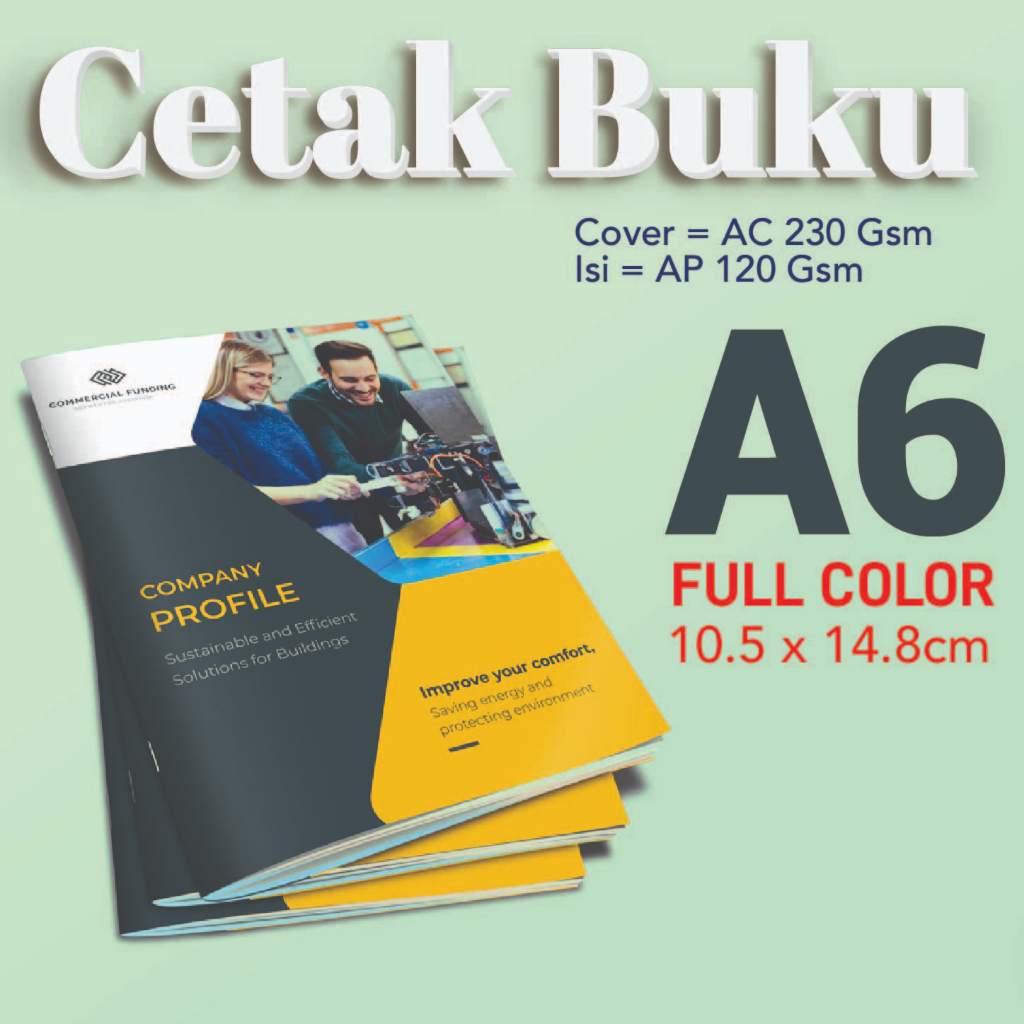 

Cetak BUKU SAKU, KATALOG, PANDUAN A6 jilid strapless