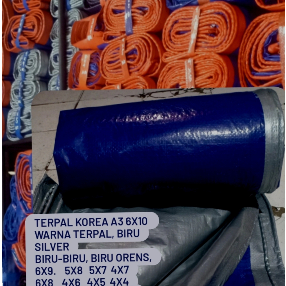 terpal plastik a3 6 x 10 terpal korea