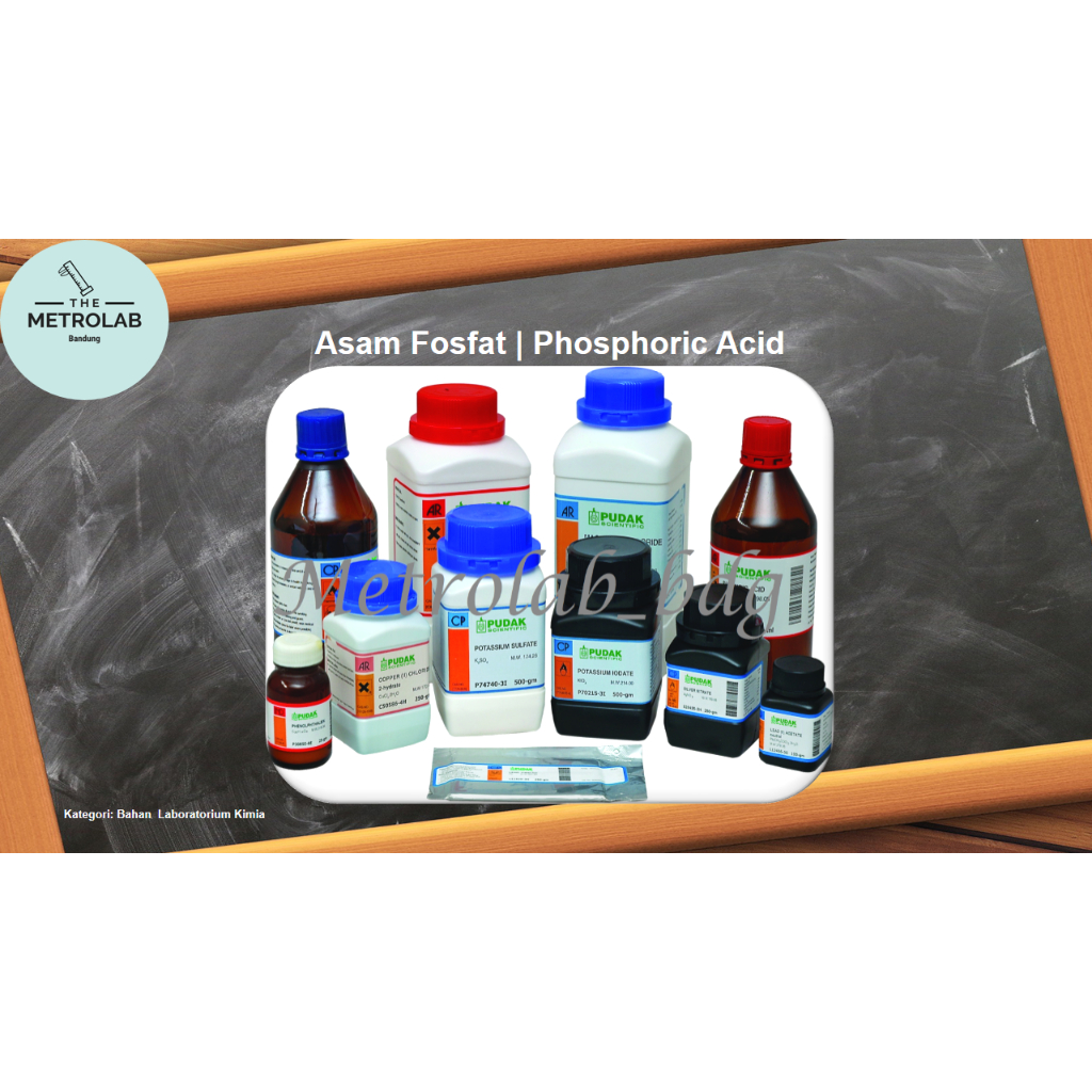 Asam Fosfat | Phosphoric Acid | Tingkat Kemurnian Teknis | H3PO4 | 1000 ml/botol