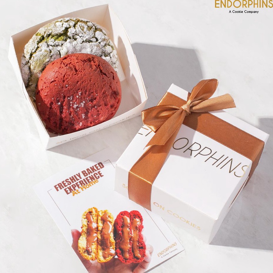 

SALE Endorphins Hampers Package Box of 2 Cookies