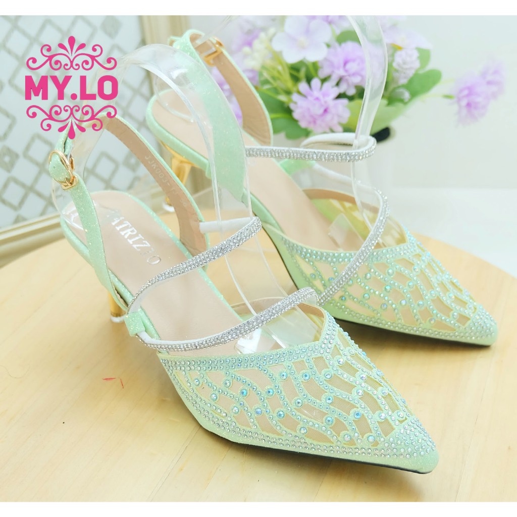 SEPATU HEELS PESTA WANITA SANDAL KONDANGAN PENGANTIN PEREMPUAN SENDAL WISUDA SESERAHAN LAMARAN WEDDI