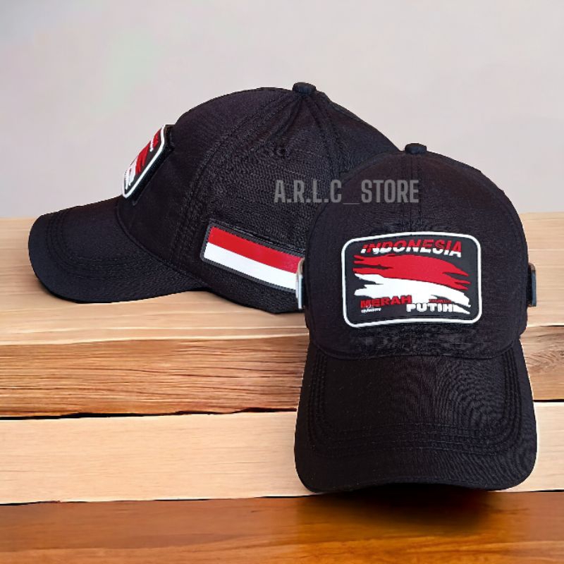 topi bdu tactical indonesia merah darahku putih tulangku baseball caps velcro plus 3 patch rubber