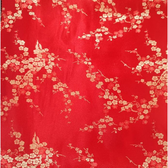 GROSIR Bahan Cheongsam Kain Cheongsam Satin Chongsam Congsam Kain Imlek Cina Ceongsam Motif Terbaru