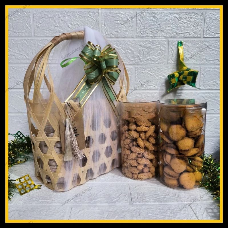 Tas Hampers Souvenir Bambu Parcel Lebaran Idul Pitri Keranjang Parcel