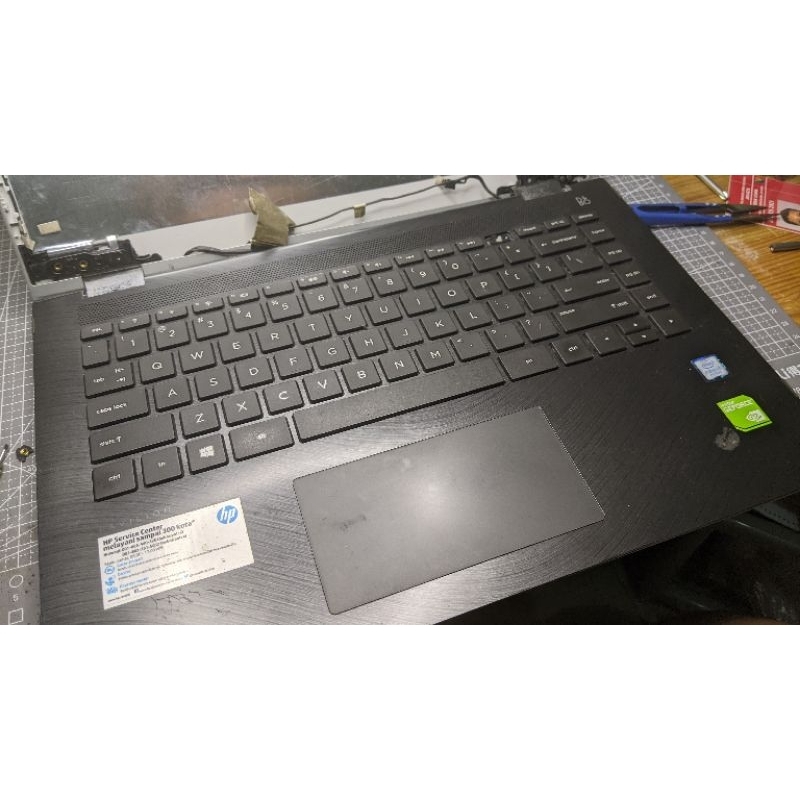Keyboard Set DORI COPOTAN HP Pavilion X360 Convertible 14-ba001TXBarang bekas ori copotan