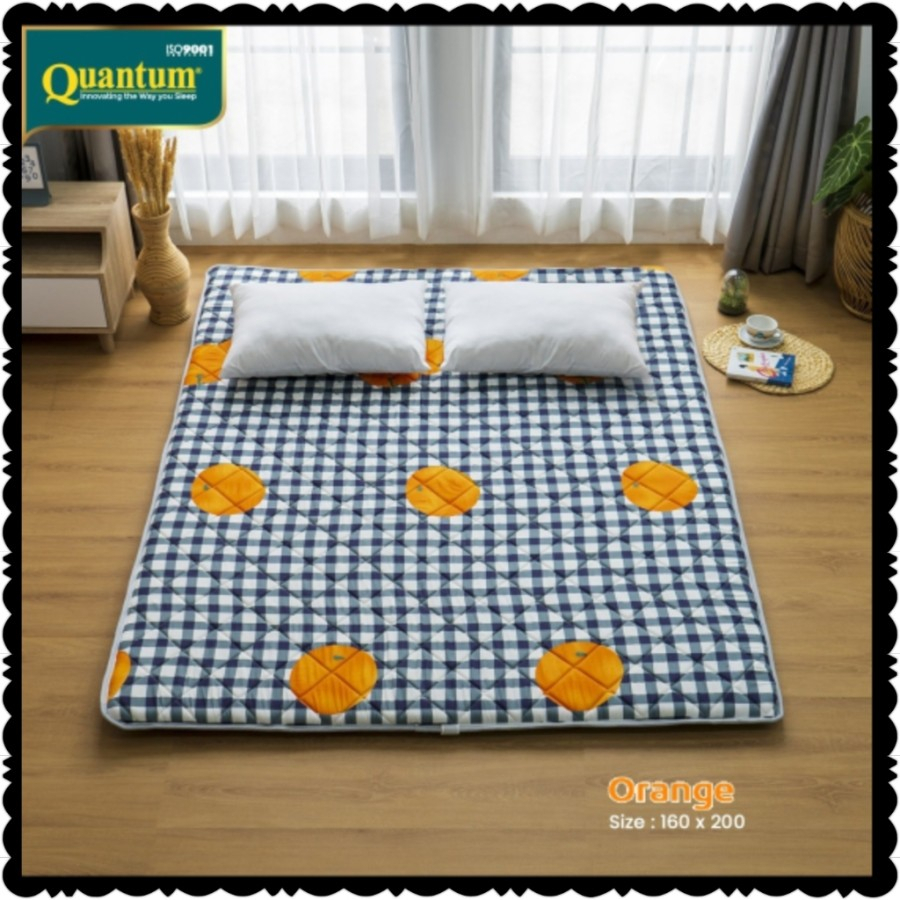 Kasur Lantai Quantum UK Jumbo 160x200 CM - Kasur Gulung Quantum - Kasur Travel - Kasur Lantai