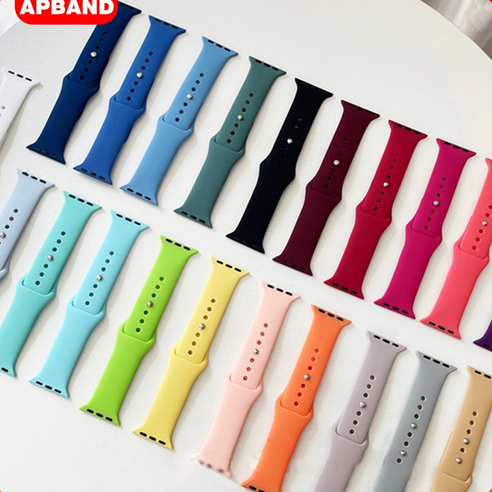 66 MALL Soft Silicone Sport Band Strap for iWatch Apple Watch Ultra  Ultra 2 49mm 9 8 7 41mm 45mm 38