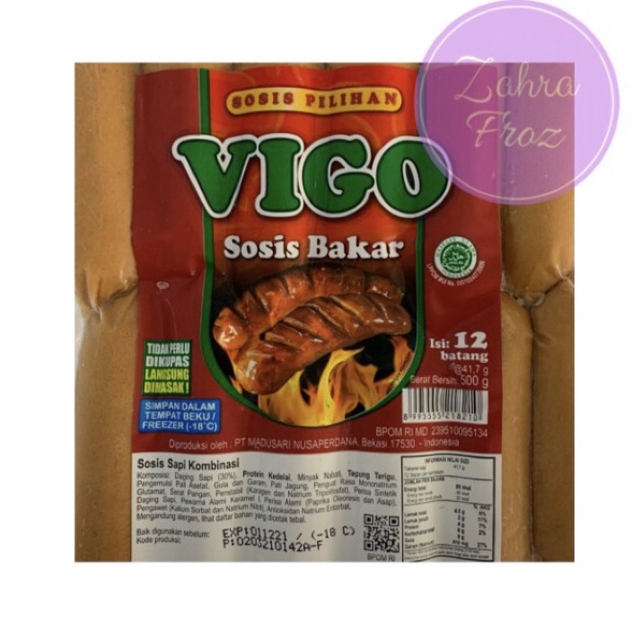 

Ready Stok VIGO SOSIS SAPI BAKAR ISI 12 5GR