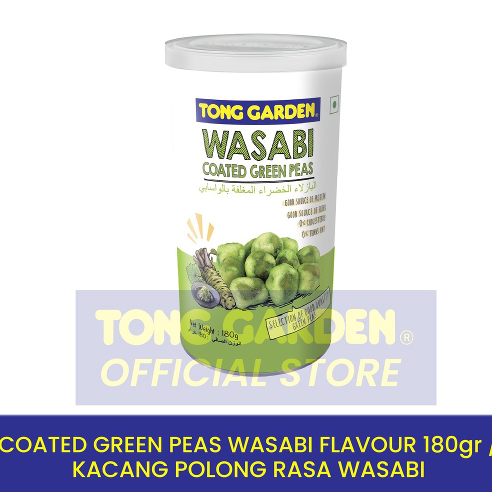 

READY STOK Tong Garden Coated Green Peas Wasabi Flavour 18gr Kacang Polong Tepung Rasa Wasabi