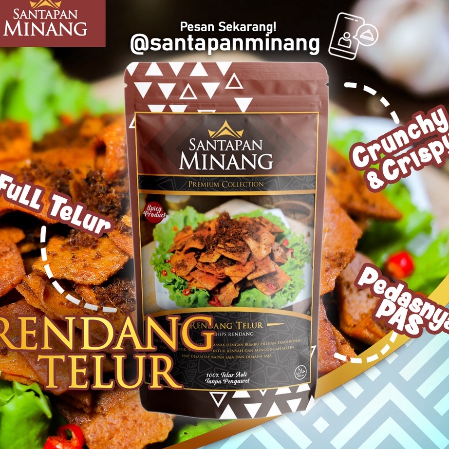 

Terbaru Rendang Telur Kering Santapan Minang Premium