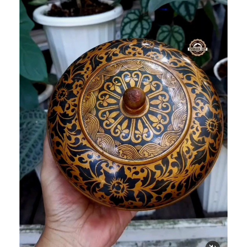 Traditional Plated Wooden Jewelry Box