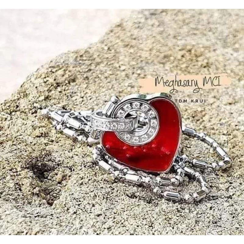 [ Original 100% ] KALUNG HEART RED BOX GOLD - NEW - ORIGINAL-MCI - segel