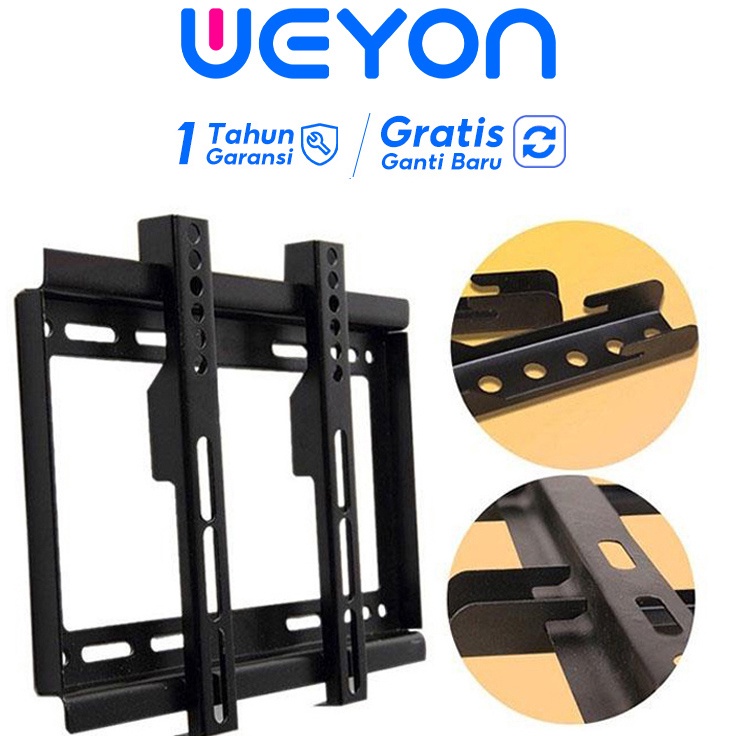 PpS Weyon Bracket TV Dudukan LCD LED TV Yang Dapat Disesuaikan19 inch43 inch