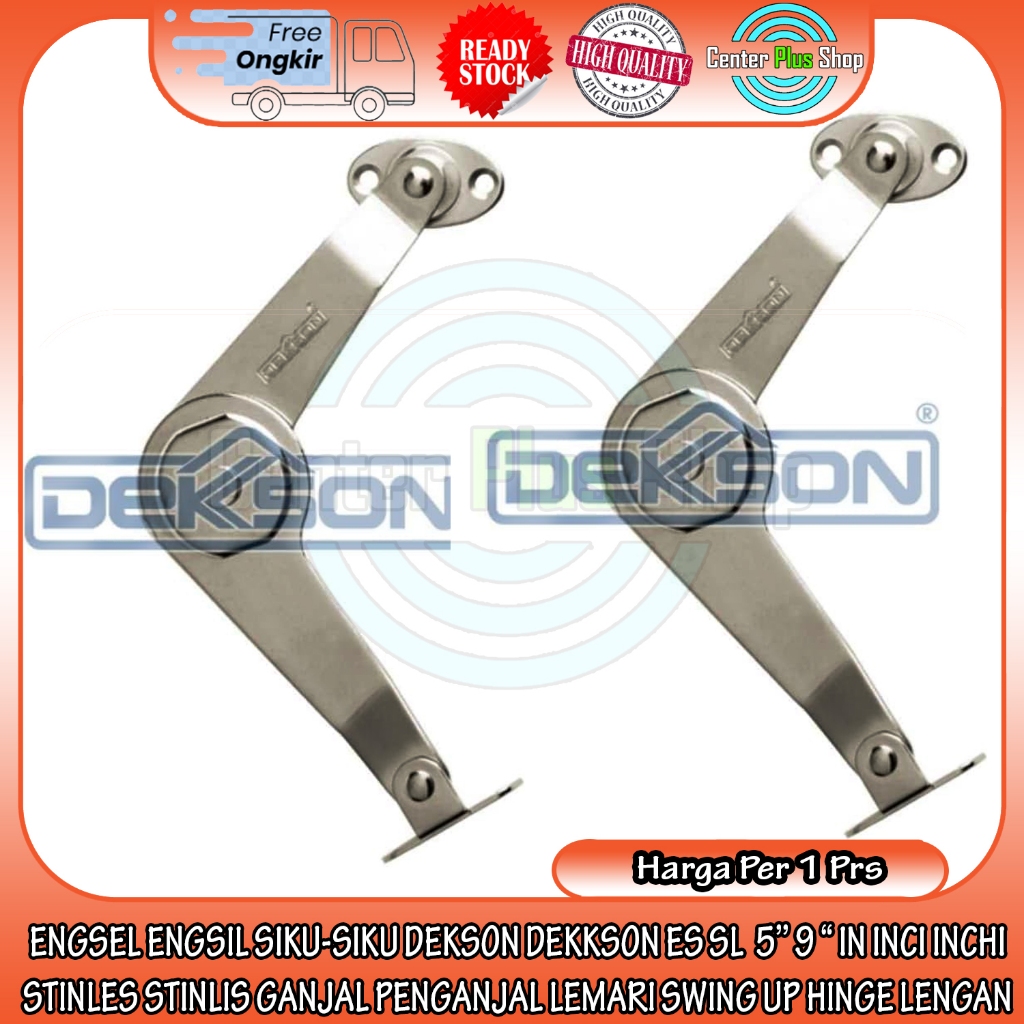 DEKSON Engsel Salon Sikutan Jendela Engsil Wayang Siku Penahan Jendela Window Stay Dekkson Es Sl 5 9