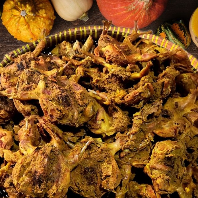 

Dijamin Ori PUYUH UNGKEP BUMBU KUNING ISI 5 BONUS SAMBAL