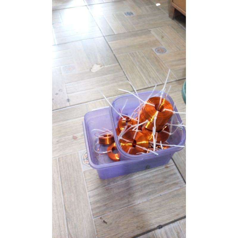 coil lilitan crossover pasif 0,48mh 0,8mm