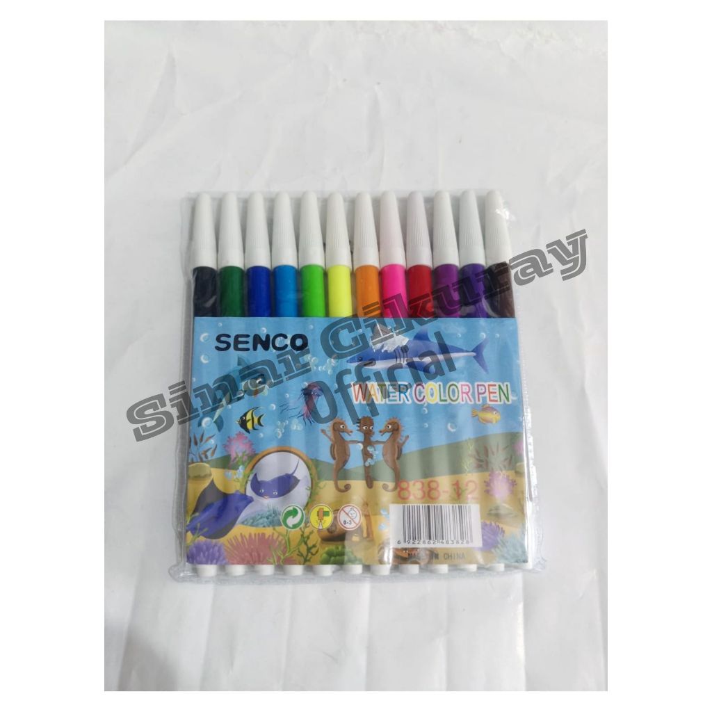 

SPIDOL SENCO 12 WARNA WATER COLOR