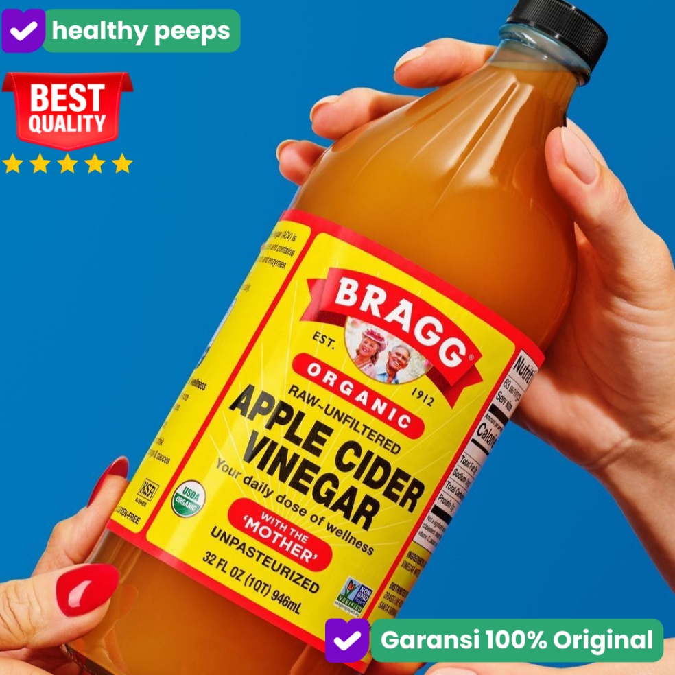 

PENJUALAN CEPATBEST SELLER Bragg cuka apel apple cider vinegar with mother original 473ML bragg cuka sari apel original asli murni organik untuk kesehatan diet toner wajah obat pelancar lancar bab dewasa maag mag gerd asam la